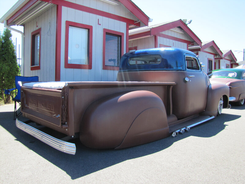 Custom Brown Pickup Truck