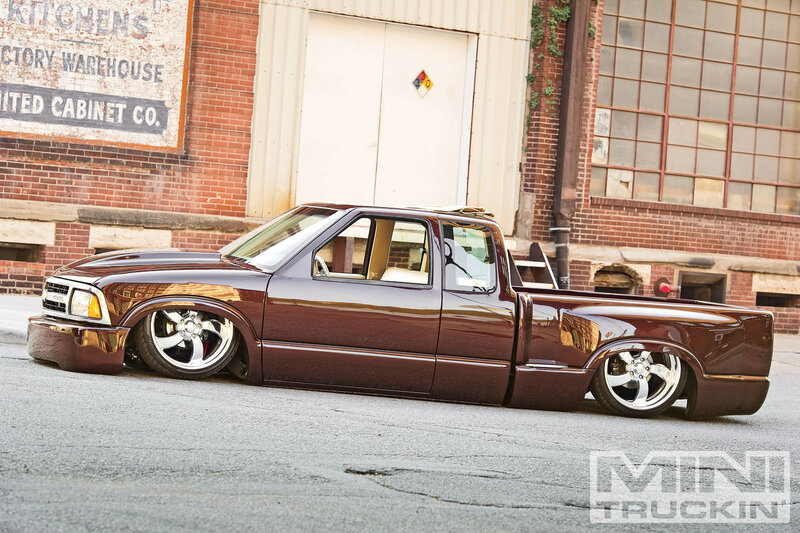 Custom Brown Pickup Truck — Urban