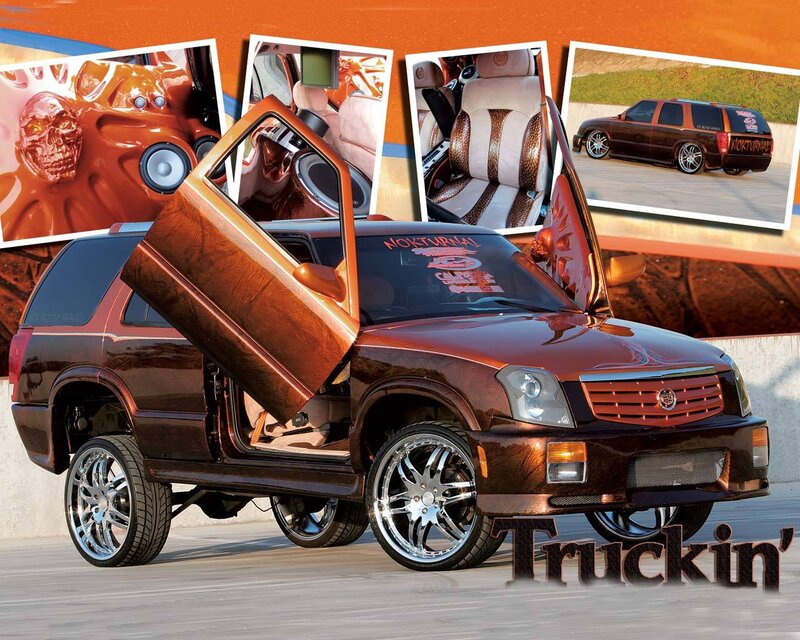 Custom Brown SUV