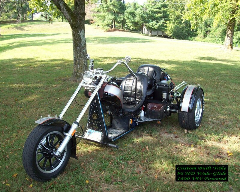 Custom-built Trike Motorcycle