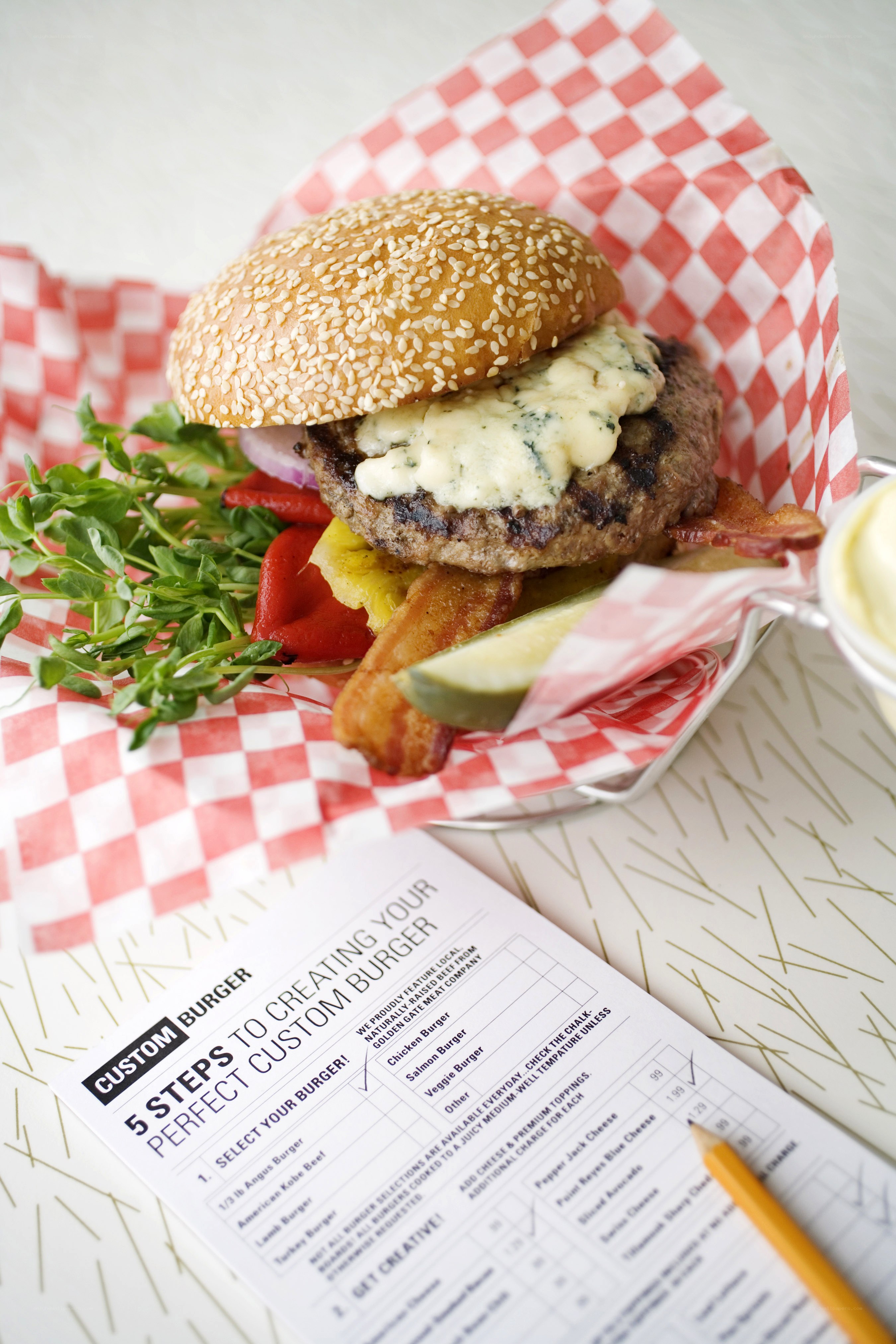Custom burger creation guide