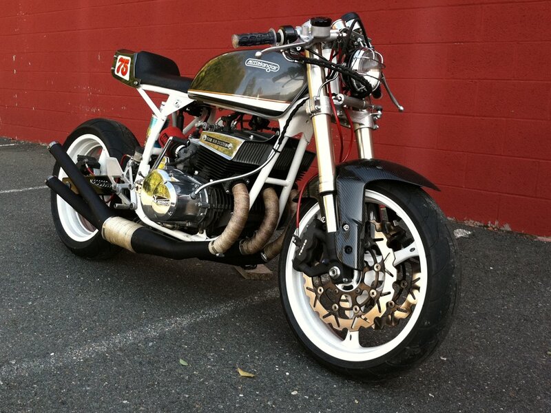 custom cafe racer motorcycle