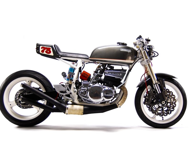 custom cafe racer motorcycle