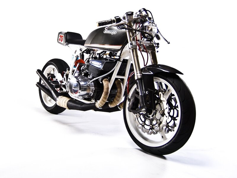 custom cafe racer motorcycle