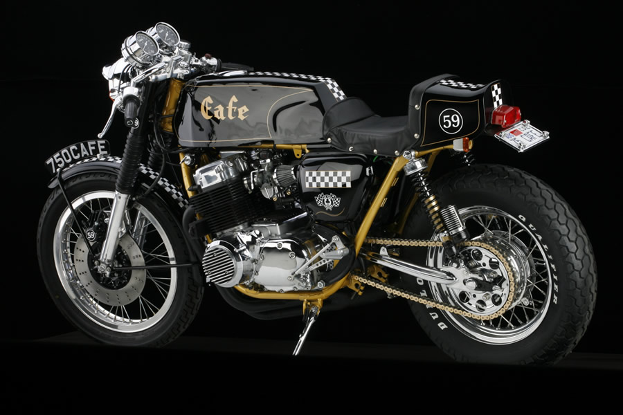 custom cafe racer motorcycle
