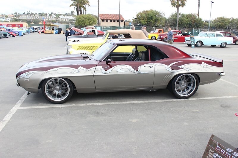 Custom Camaro Car — Maroon