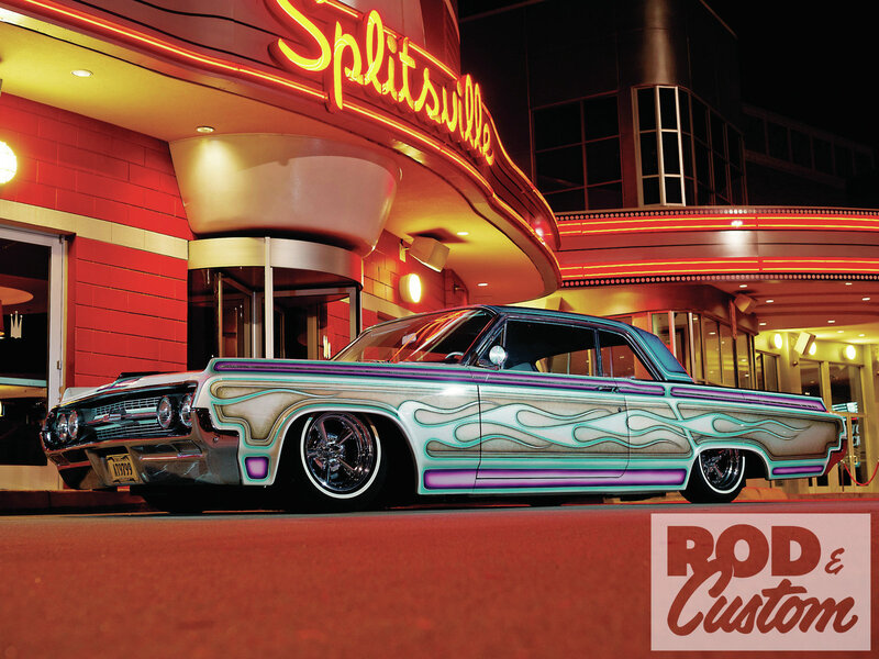 Custom Car at Night
