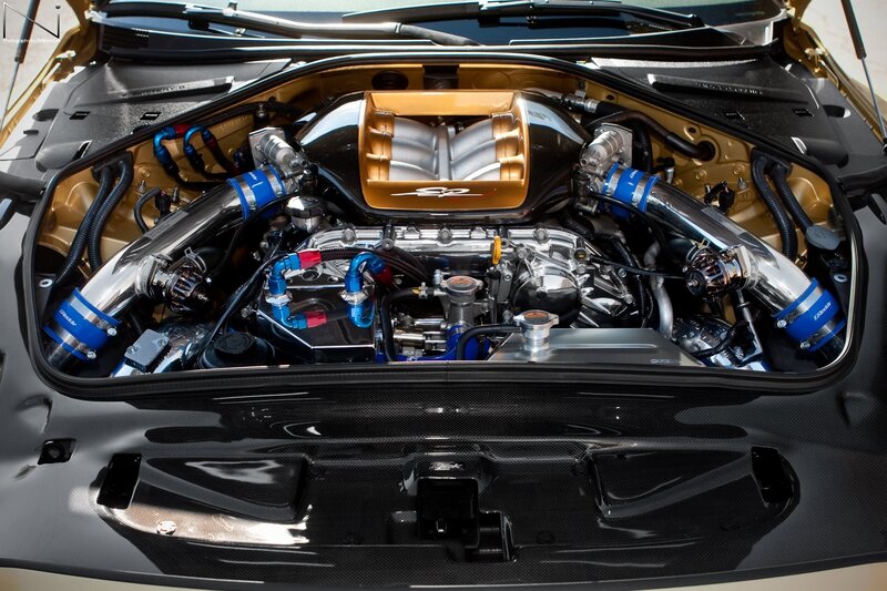 custom car engine bay