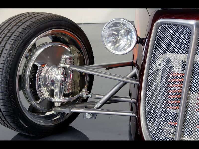 custom car front wheel and grille