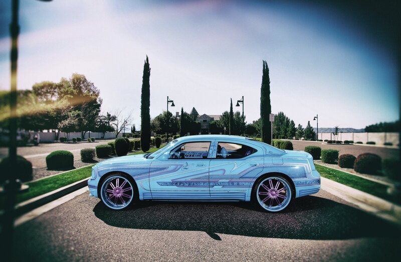 Custom Car on Driveway