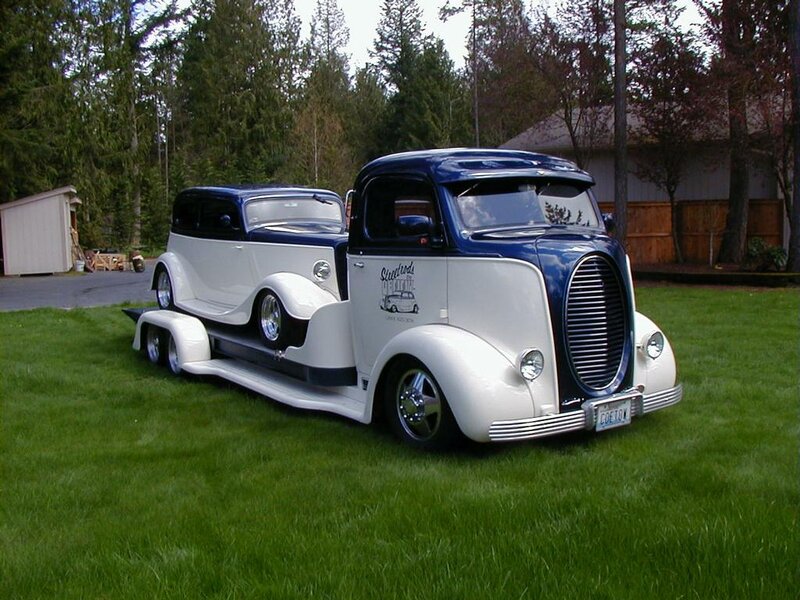 Custom Car on Grass