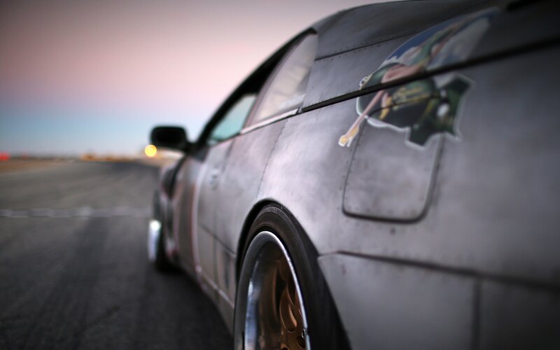 Custom Car on Track