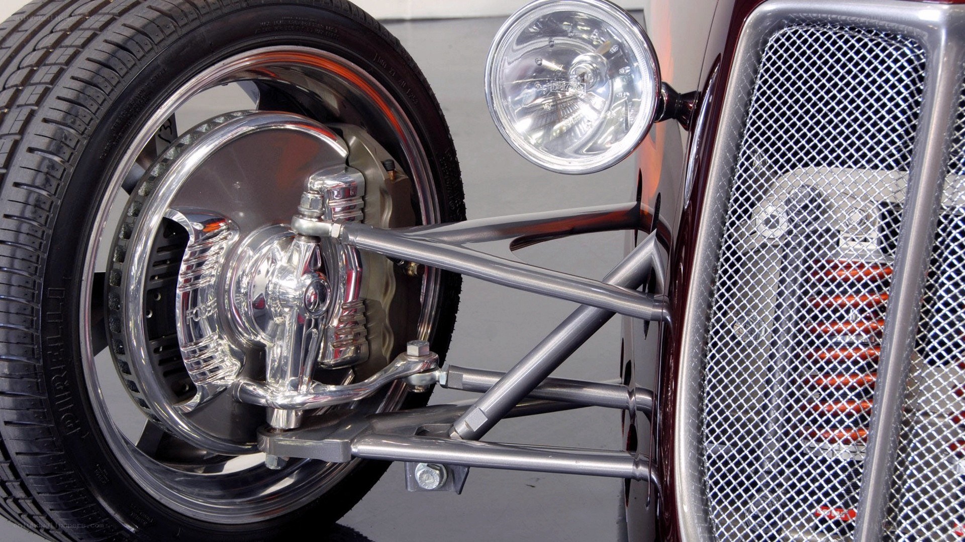 custom car wheel and suspension