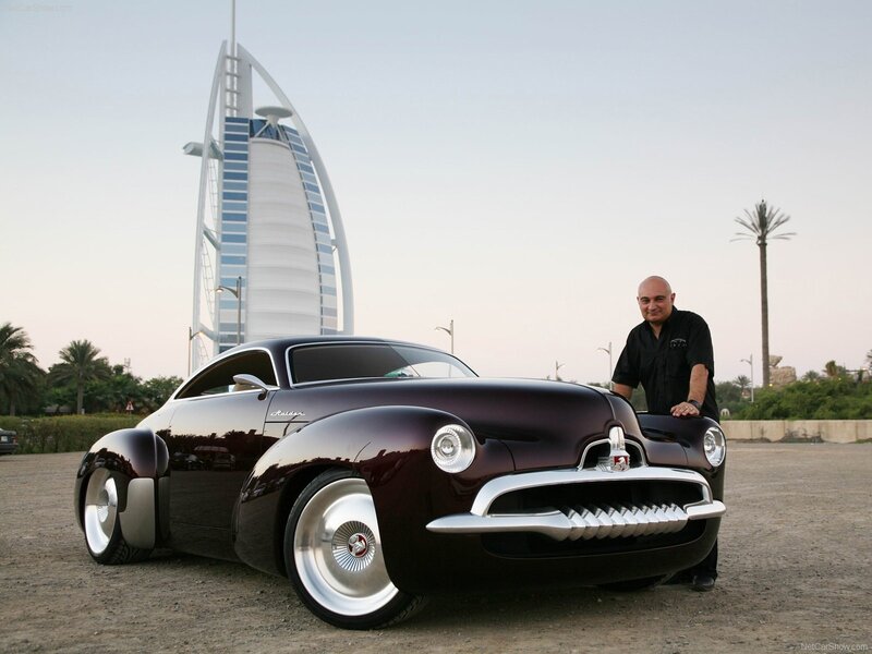 Custom car with Burj Al Arab