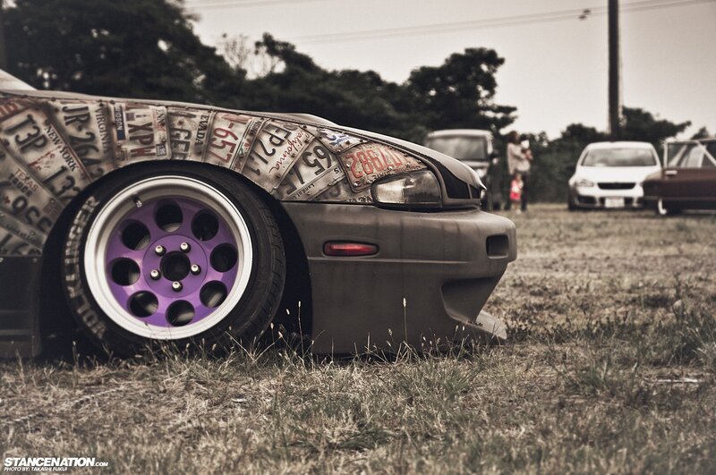 Custom car with license plate body