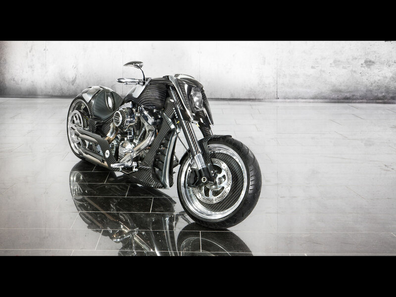 Custom Carbon-fiber Motorcycle