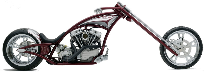 custom chopper motorcycle