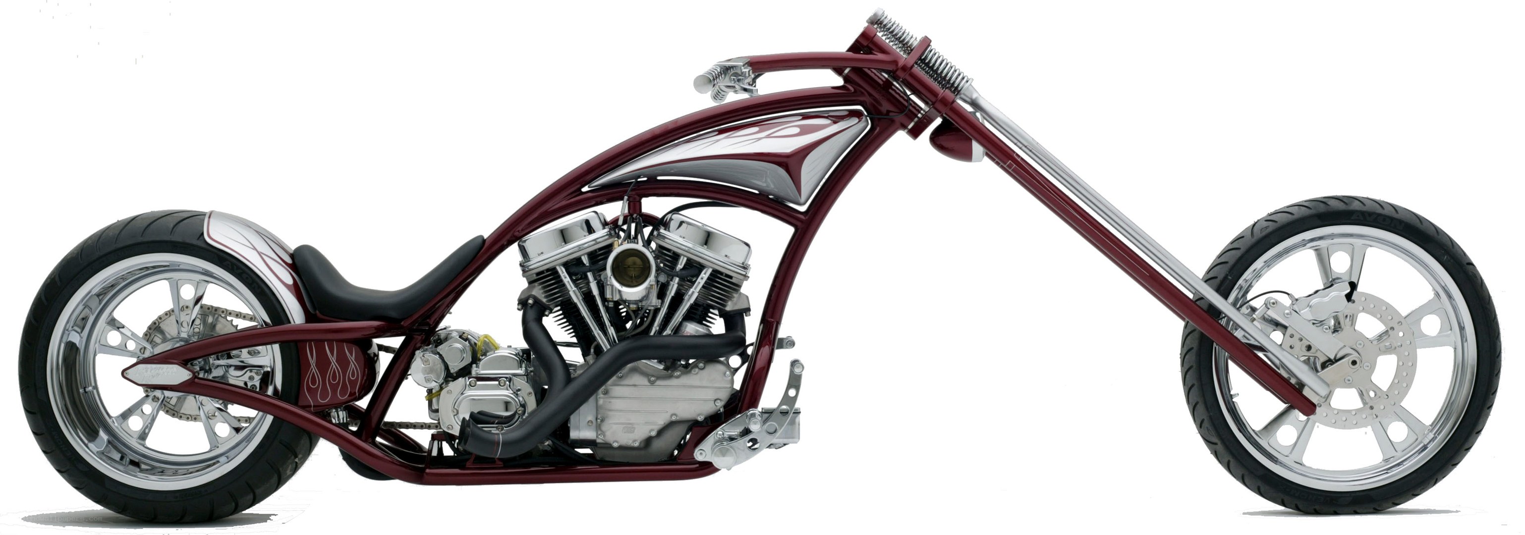 custom chopper motorcycle
