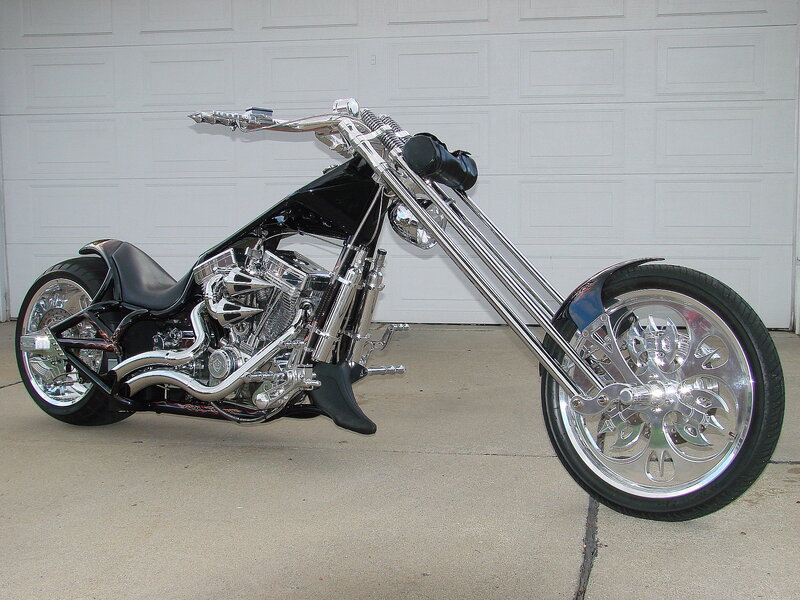 custom chopper motorcycle