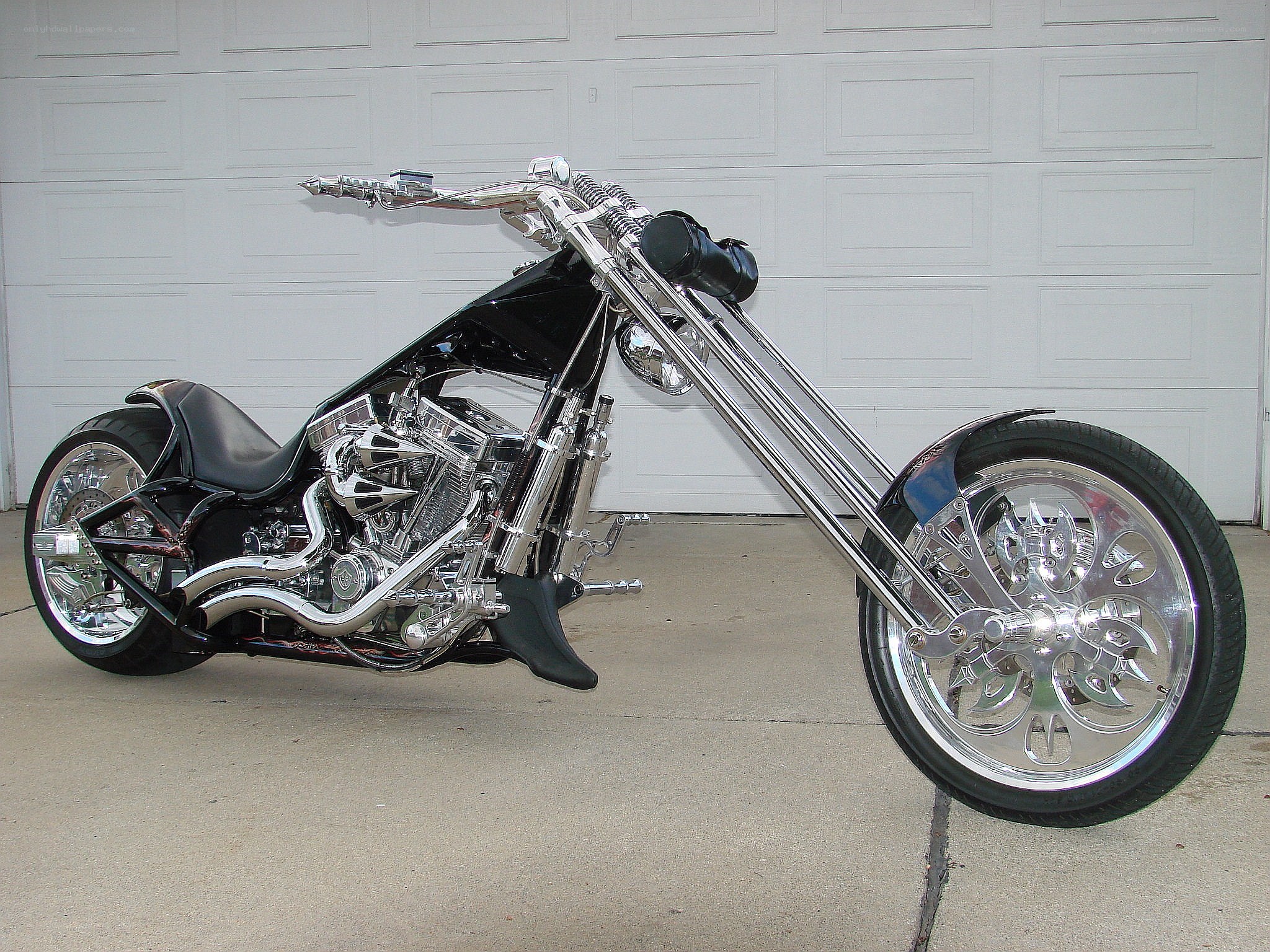 custom chopper motorcycle