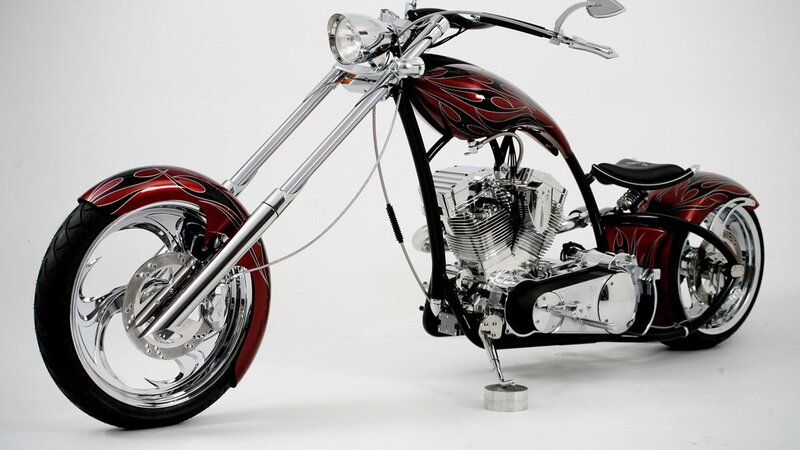 custom chopper motorcycle