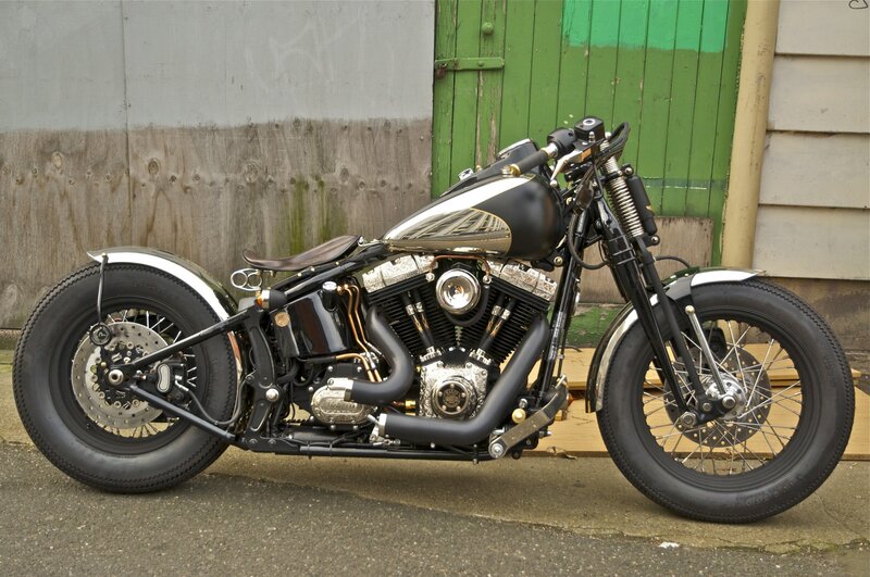 custom chopper motorcycle
