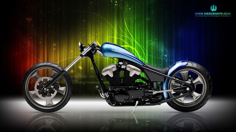 custom chopper motorcycle