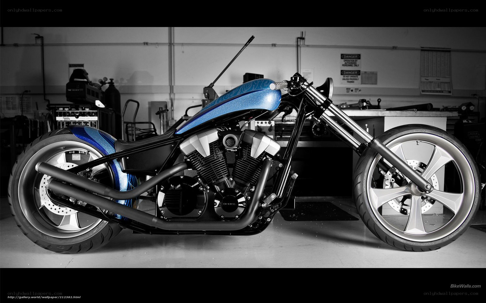 custom chopper motorcycle