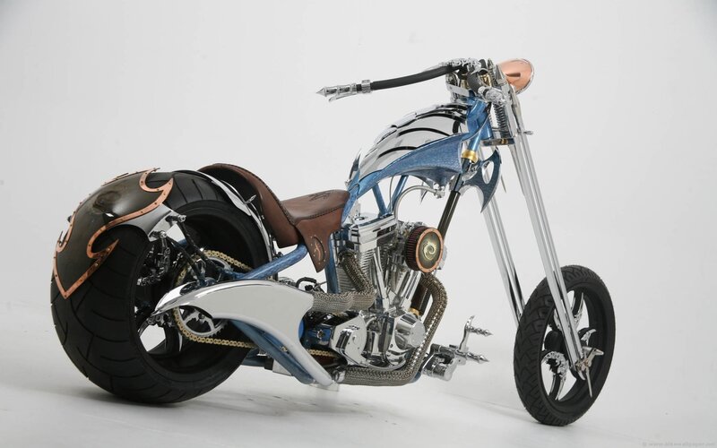 custom chopper motorcycle
