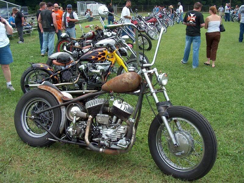 Custom Chopper Motorcycles — Green