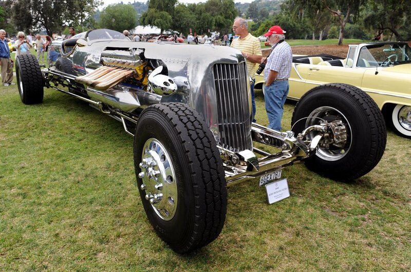 Custom Chrome Race Car