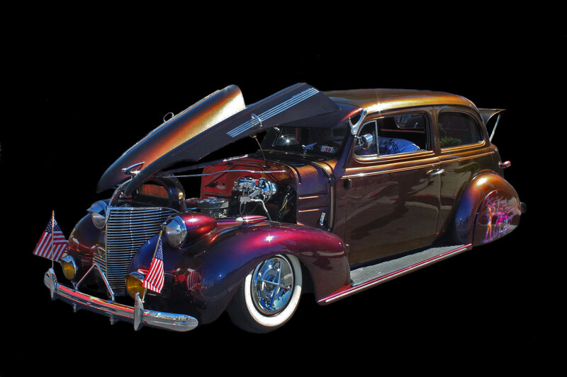 Custom Classic Car — Maroon