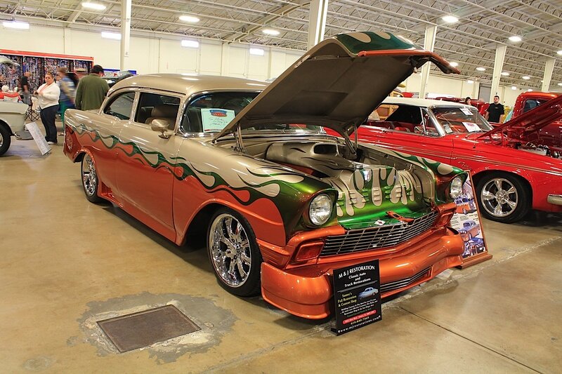 Custom Classic Car — Orange