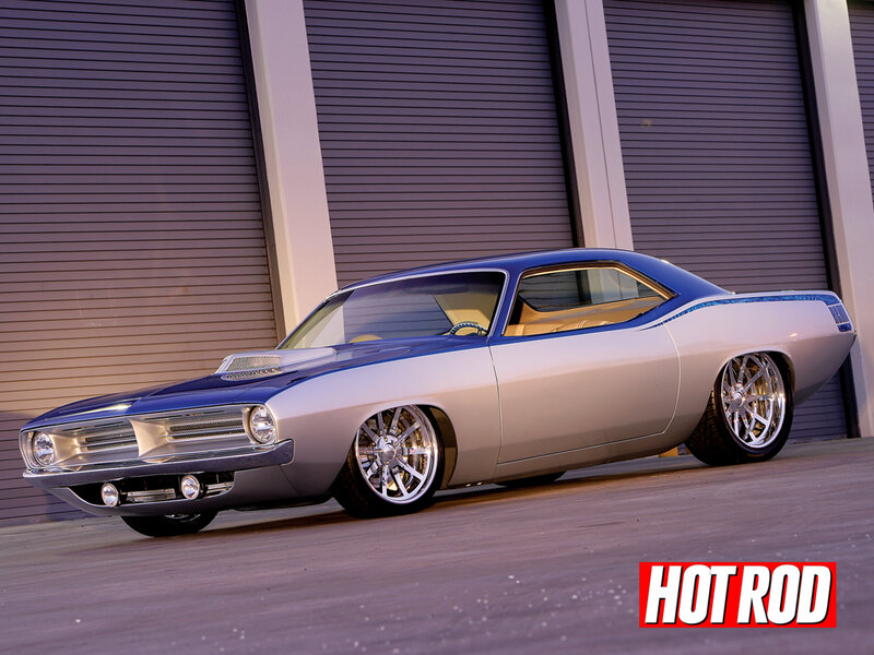 Custom Classic Muscle Car — Blue