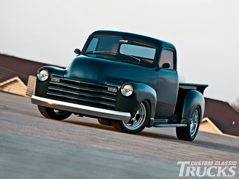 Custom Classic Pickup Truck — Black