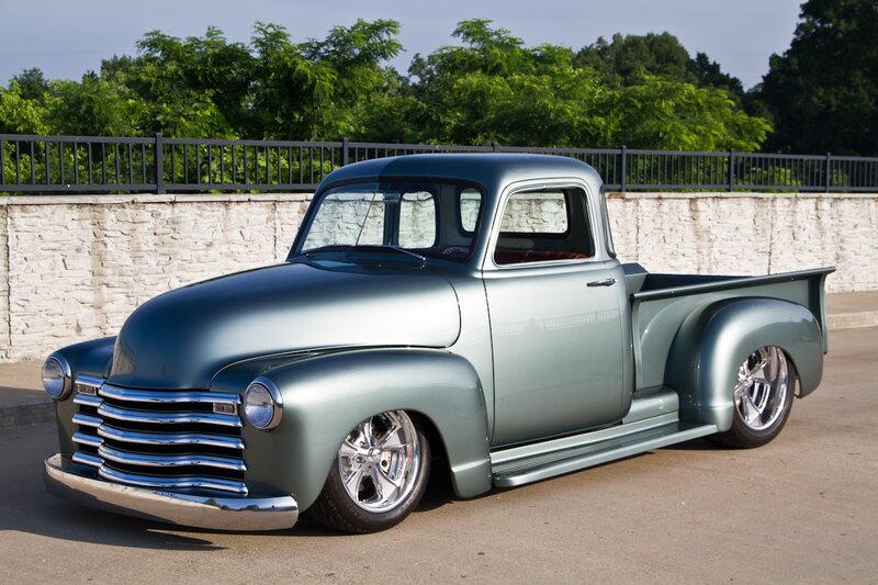 Custom Classic Pickup Truck — Green