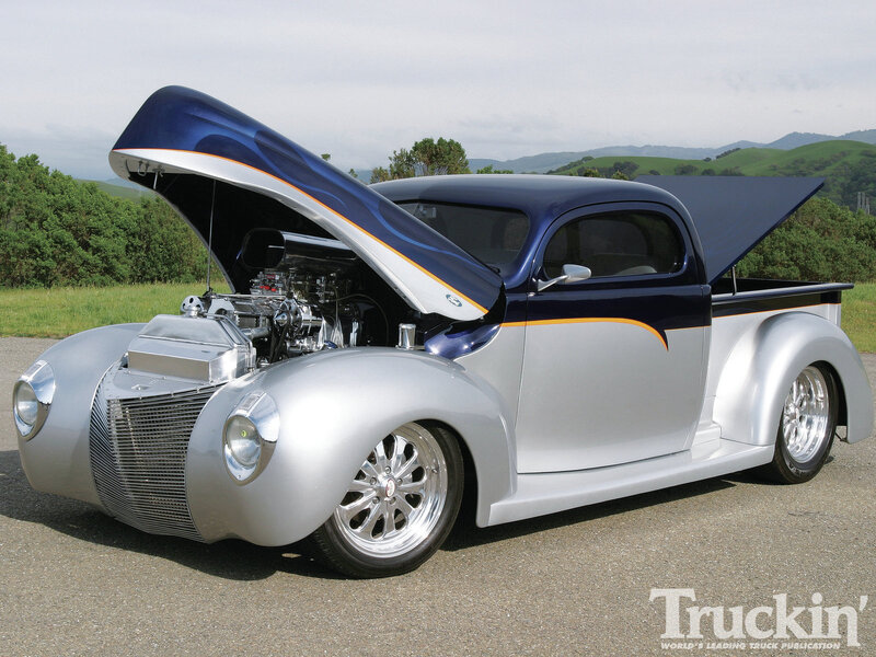 Custom Classic Pickup Truck — Silver