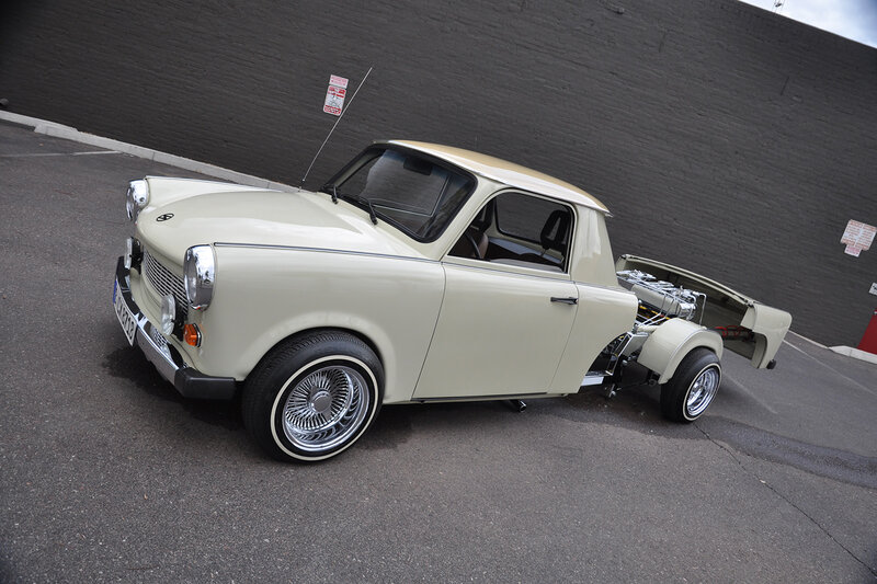 Custom Cream Car