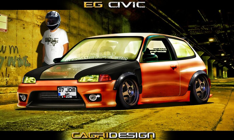 Custom EG Civic car
