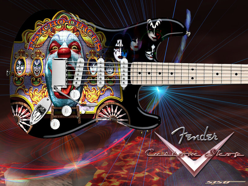 Custom Electric Guitar — Black