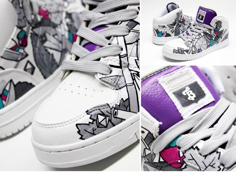 custom graffiti sneakers