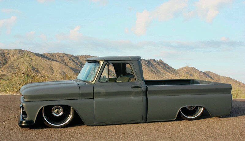 Custom Gray Pickup Truck — Serene