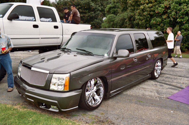 Custom Gray SUV
