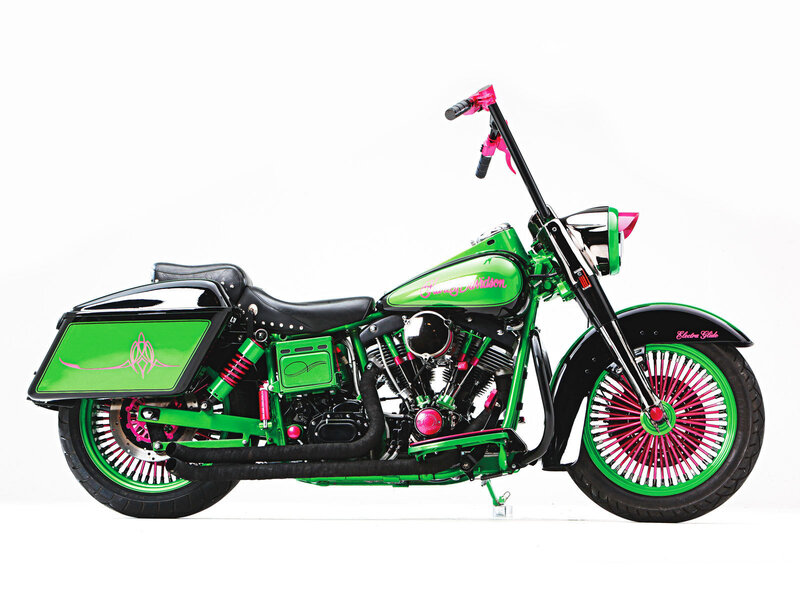 Custom Green Motorcycle — Showcase