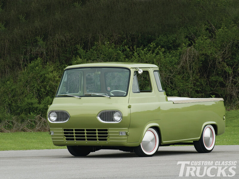 Custom Green Pickup Truck — Calm