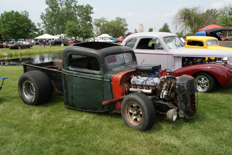 Custom Green Truck