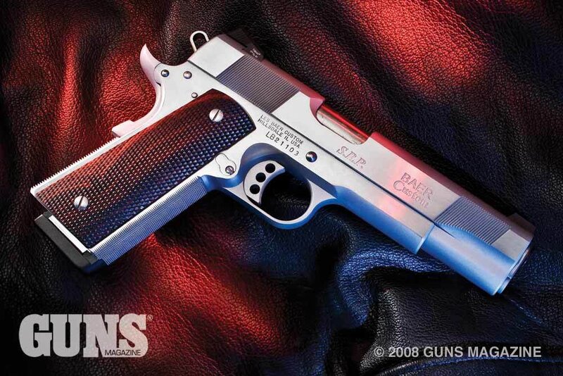Custom Handgun on Leather