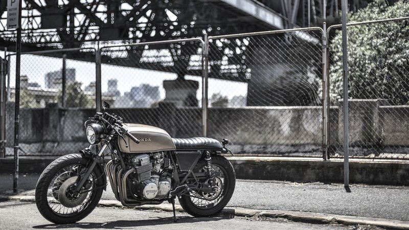 Custom Honda Motorcycle — Black