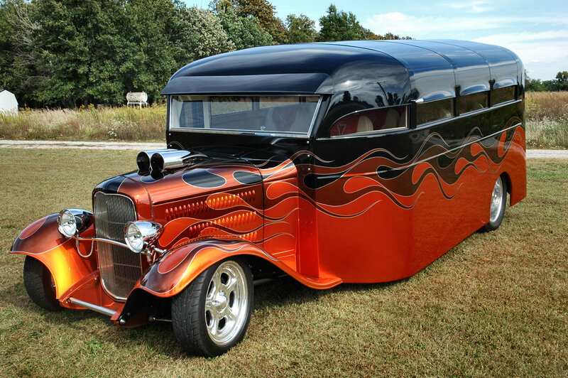 Custom Hot Rod Bus