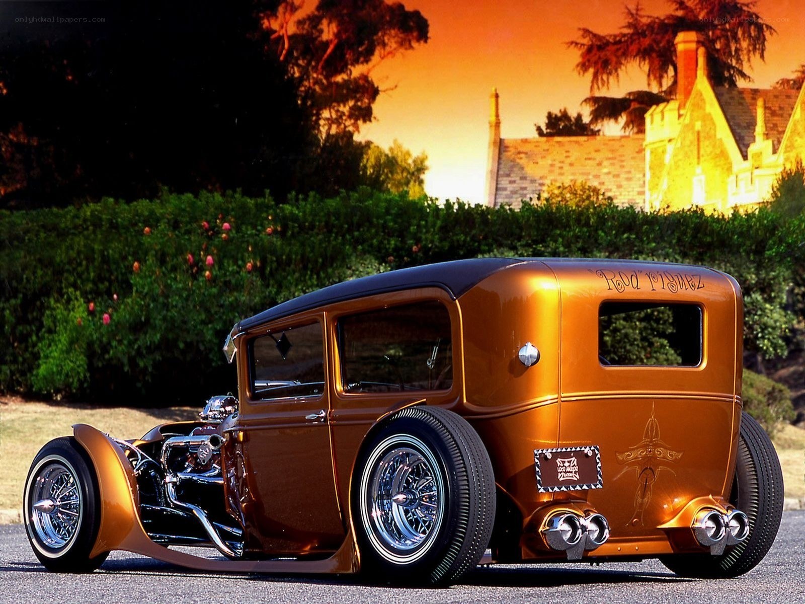 Custom hot rod car